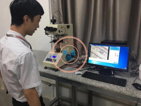 粉色视频黄软件品牌显微硬度计，性能优异再次被现场考察的客户指定为必选仪器